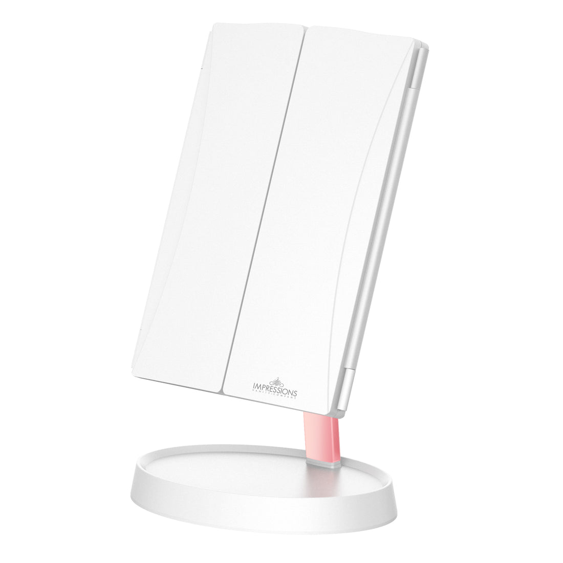 Trifold LED Light Makeup Mirror