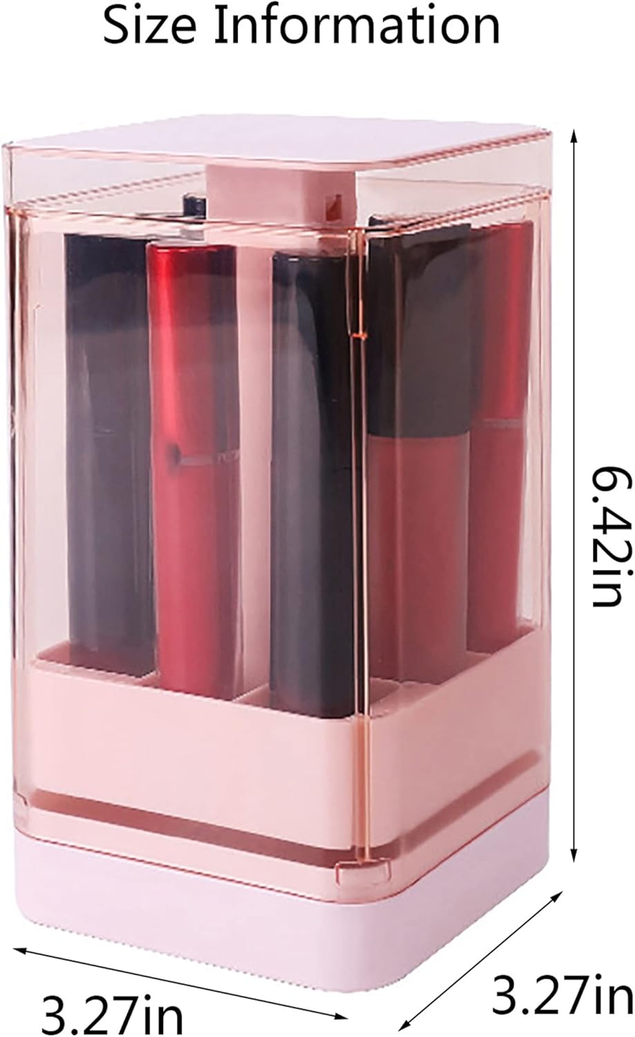 8 Grid Transparent Lipstick Storage Box